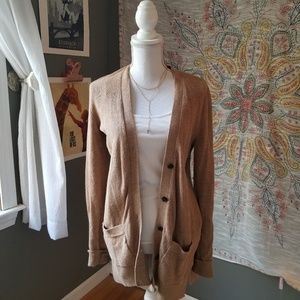 Buttoned Grandpa Cardigan | Oatmeal | S